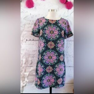 J. Crew Dress Womens Size 0P Petite Vibrant Paisley Medallion Sheath Business